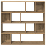 Boekenkast/Kamerscherm 105X24X102 Cm Artisanaal Eikenkleur