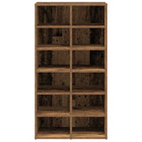 Schoenenrek 54X34X100,5 Cm Bewerkt Hout Kleurig