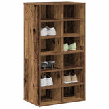 Schoenenrek 54X34X100,5 Cm Bewerkt Hout Kleurig