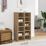 Schoenenrek 54X34X100,5 Cm Bewerkt Hout Kleurig