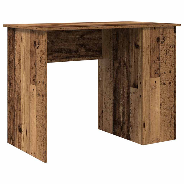 Bureau 100X55X75 Cm Bewerkt Hout Kleurig