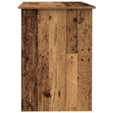 Bureau 100X55X75 Cm Bewerkt Hout Kleurig