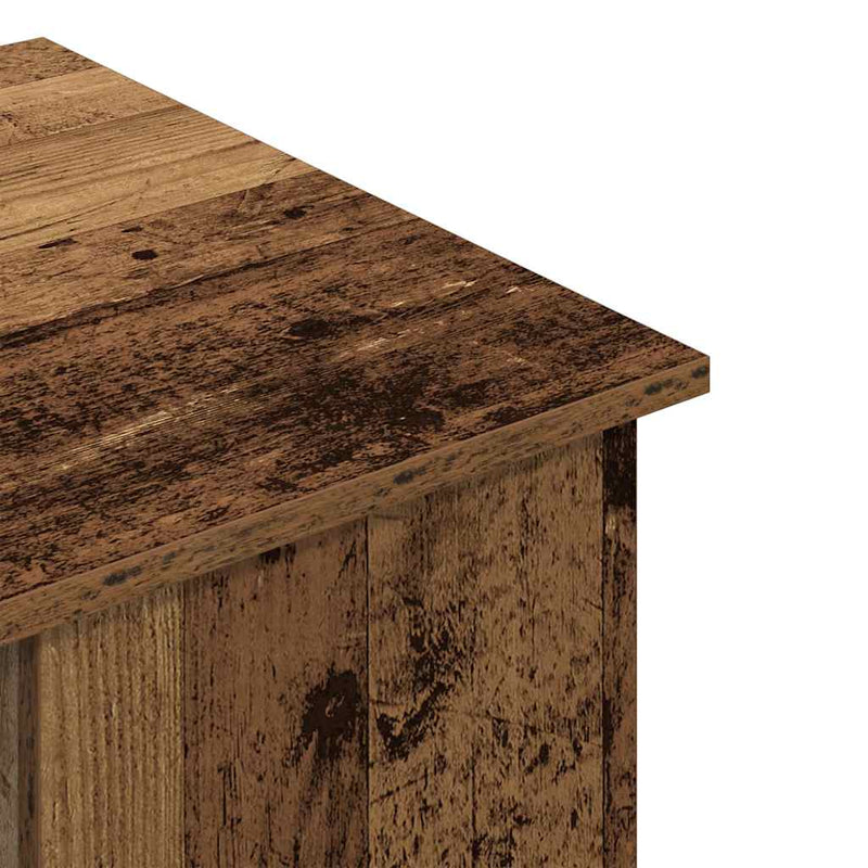 Bureau 100X55X75 Cm Bewerkt Hout Kleurig
