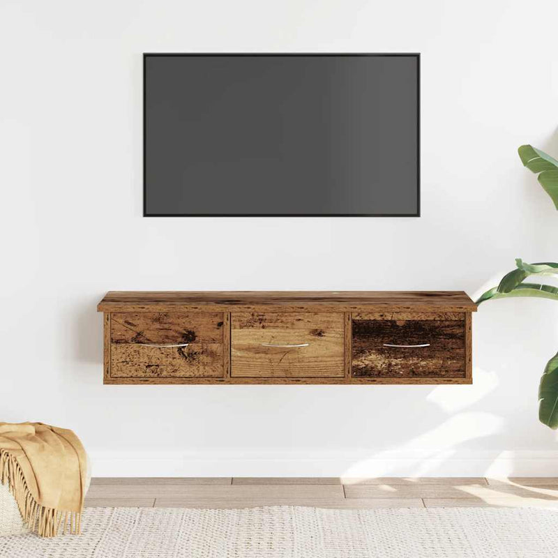 Wandkast 88X26X18,5 Cm Spaanplaat Kleurig