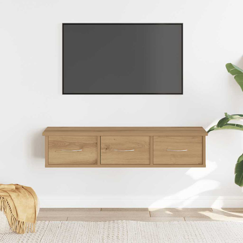 Wandkast 88X26X18,5 Cm Spaanplaat Kleurig
