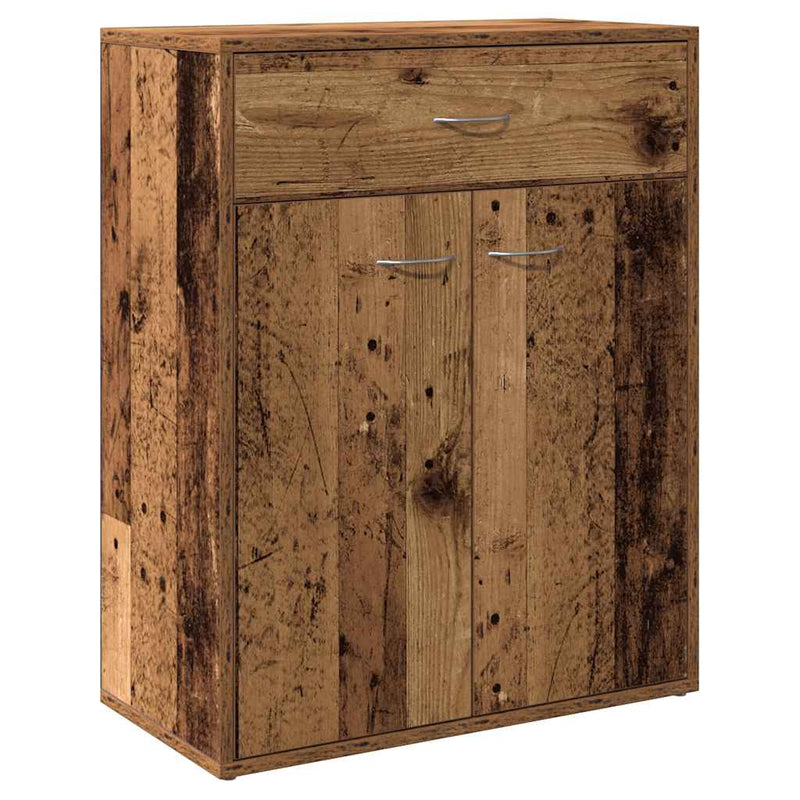 Dressoir 60X30X75 Cm Bewerkt Hout Kleurig