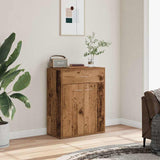 Dressoir 60X30X75 Cm Bewerkt Hout Kleurig