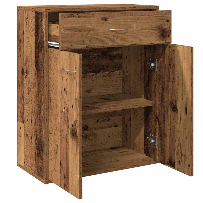 Dressoir 60X30X75 Cm Bewerkt Hout Kleurig