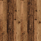 Cd-Wandschap 75X18X18 Cm Bewerkt Hout Kleurig