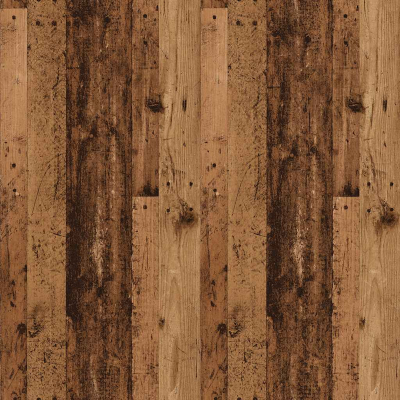 Cd-Wandschap 75X18X18 Cm Bewerkt Hout Kleurig