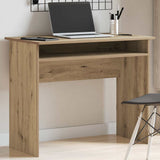 Bureau 90X50X74 Cm Bewerkt Hout Kleur