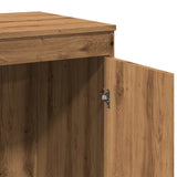 Bureau 100X50X76 Cm Bewerkt Hout Artisanaal Eikenkleur