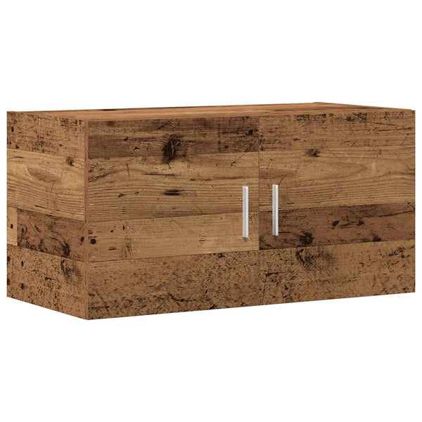 Wandkast 80X39X40 Cm Bewerkt Hout Kleurig