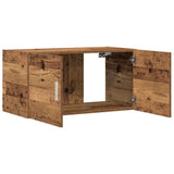 Wandkast 80X39X40 Cm Bewerkt Hout Kleurig