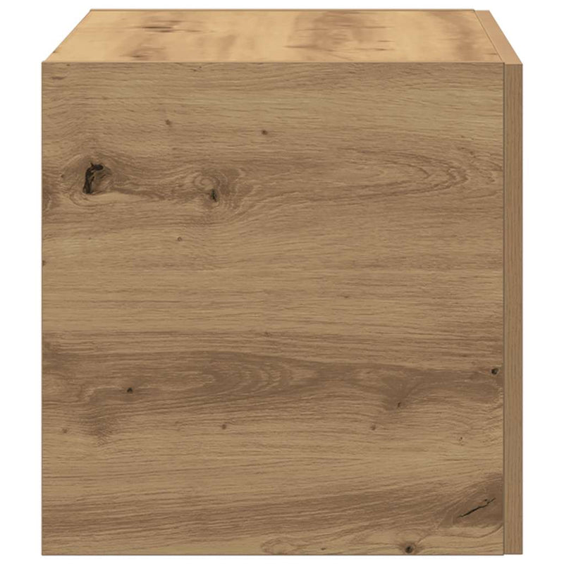 Wandkast 80X39X40 Cm Bewerkt Hout