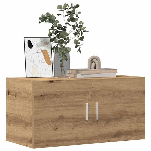Wandkast 80X39X40 Cm Bewerkt Hout