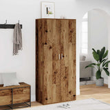 Schoenenkast 80X39X178 Cm Bewerkt Hout Kleurig