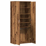 Schoenenkast 80X39X178 Cm Bewerkt Hout Kleurig
