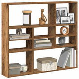 Wandschap 90X16X78 Cm Bewerkt Hout Kleur
