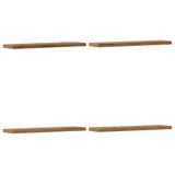 Wandschappen 40X10X1,5 Cm Bewerkt Hout Artisanaal Eiken Artisanaal Eikenkleurig