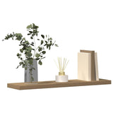 Wandschappen 40X10X1,5 Cm Bewerkt Hout Artisanaal Eiken Artisanaal Eikenkleurig