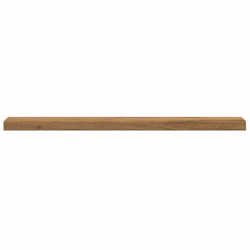 Wandschappen 40X10X1,5 Cm Bewerkt Hout Artisanaal Eiken Artisanaal Eikenkleurig