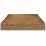 Wandschappen 40X10X1,5 Cm Bewerkt Hout Artisanaal Eiken Artisanaal Eikenkleurig