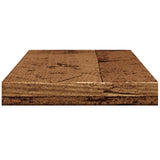 Wandschappen 40X20X1,5 Cm Bewerkt Hout Kleurig Oud Hout