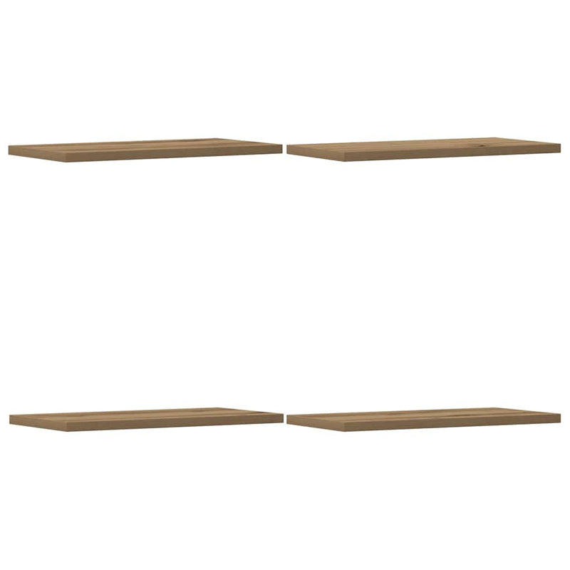 Wandschappen 40X20X1,5 Cm Bewerkt Hout Artisanaal Eiken Artisanaal Eikenkleurig