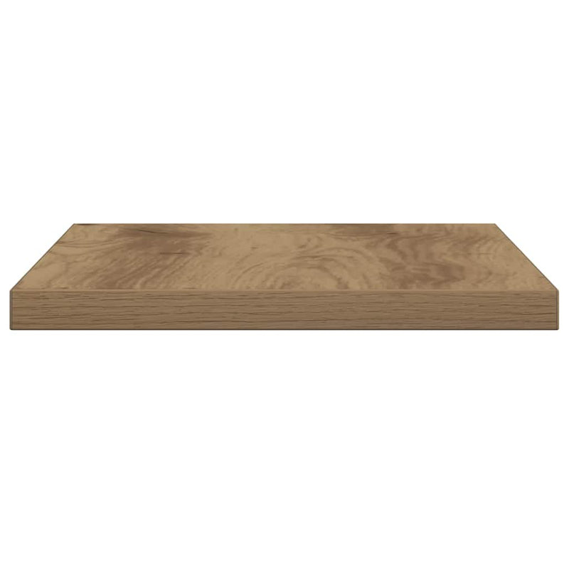 Wandschappen 40X20X1,5 Cm Bewerkt Hout Artisanaal Eiken Artisanaal Eikenkleurig