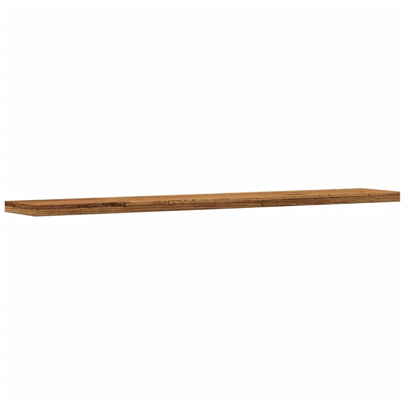 Wandschappen 60X10X1,5 Cm Bewerkt Hout Kleurig Oud Hout