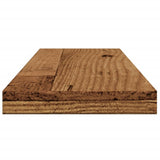 Wandschappen 60X10X1,5 Cm Bewerkt Hout Kleurig Oud Hout