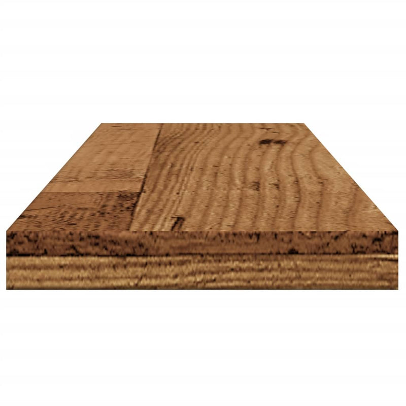 Wandschappen 60X10X1,5 Cm Bewerkt Hout Kleurig Oud Hout