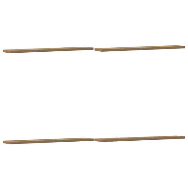 Wandschappen 60X10X1,5 Cm Bewerkt Hout Artisanaal Eiken Artisanaal Eikenkleurig