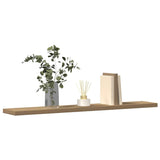 Wandschappen 60X10X1,5 Cm Bewerkt Hout Artisanaal Eiken Artisanaal Eikenkleurig
