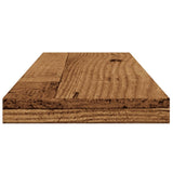 Wandschappen 60X20X1,5 Cm Bewerkt Hout Kleurig Oud Hout