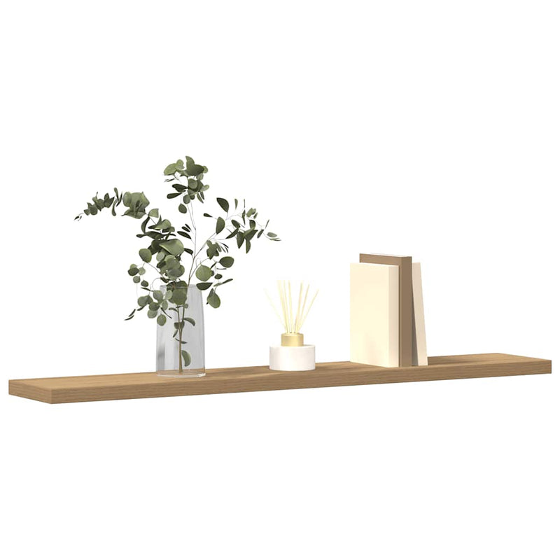 Wandschappen 60X20X1,5 Cm Bewerkt Hout Artisanaal Eiken Artisanaal Eikenkleurig