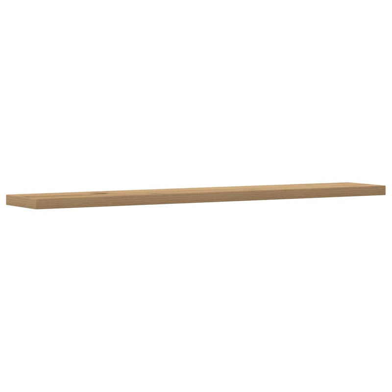 Wandschappen 60X20X1,5 Cm Bewerkt Hout Artisanaal Eiken Artisanaal Eikenkleurig