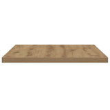 Wandschappen 60X30X1,5 Cm Bewerkt Hout Artisanaal Eiken Artisanaal Eikenkleurig