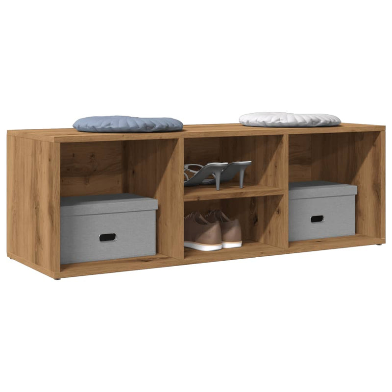 Schoenenopbergbank 105X35X35 Cm Bewerkt Hout