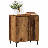 Dressoir 60X35X70 Cm Bewerkt Hout Artisanaal Eikenkleur