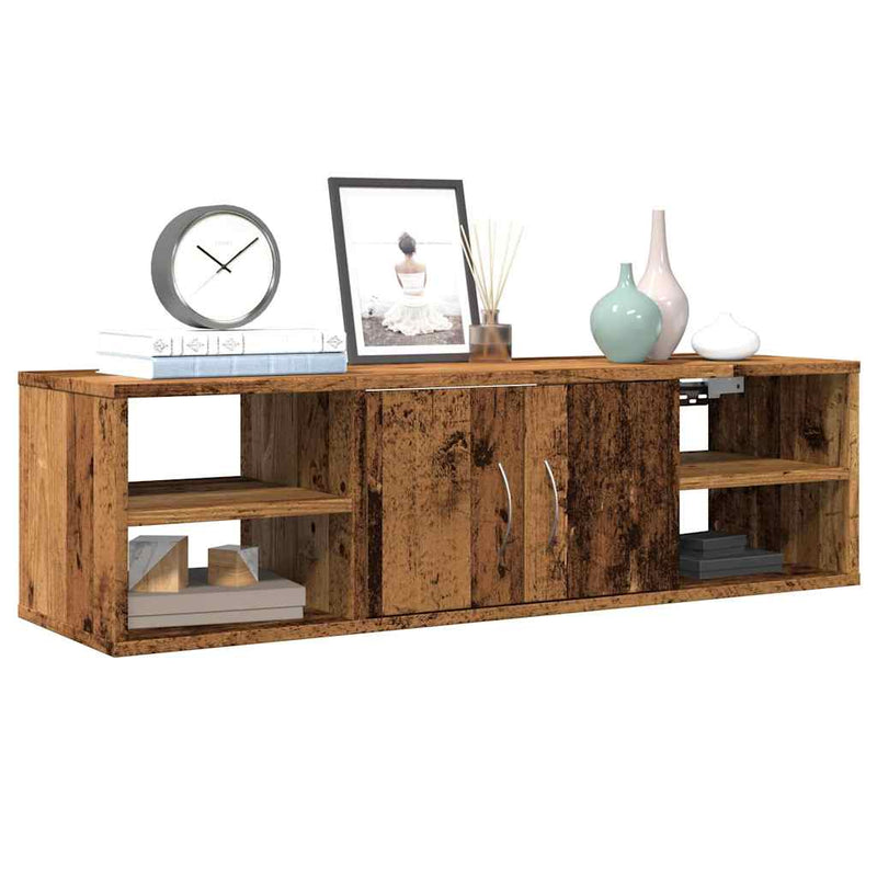 Wandkast 101X30X29 Cm Bewerkt Hout