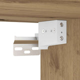 Wandkast 101X30X29 Cm Bewerkt Hout
