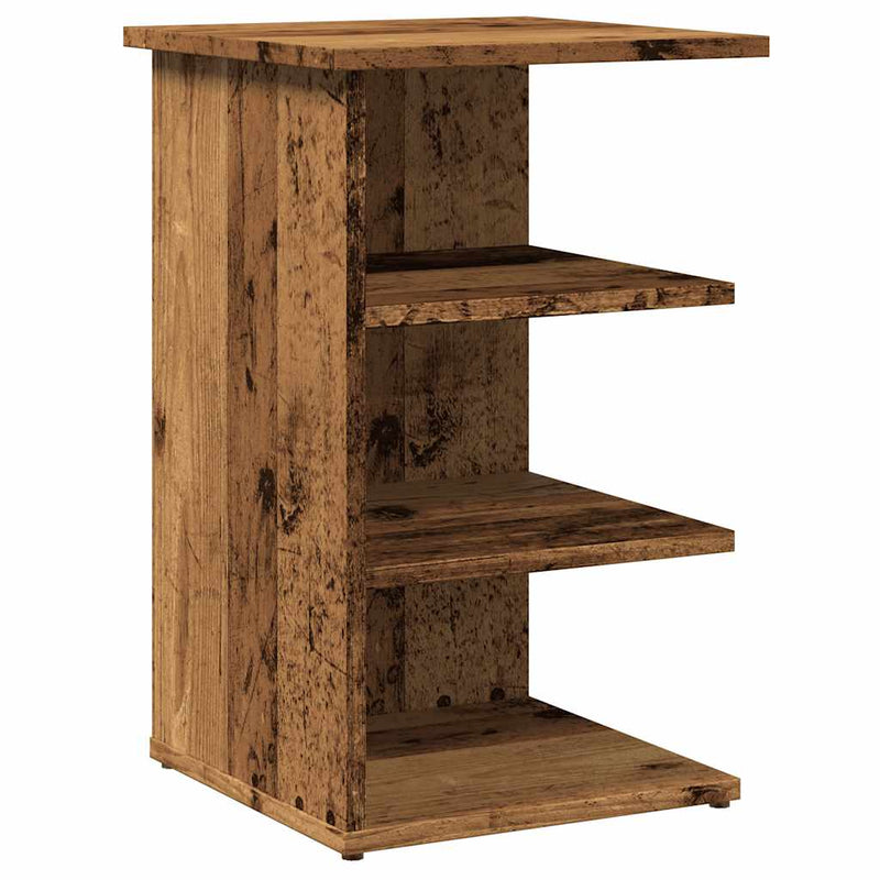 Dressoir 35X35X55 Cm Bewerkt Hout Kleurig