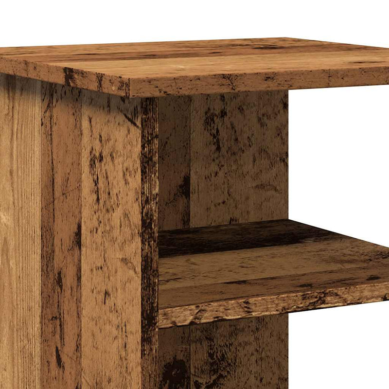Dressoir 35X35X55 Cm Bewerkt Hout Kleurig