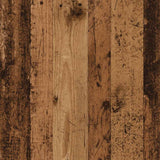 Wandschoenenkast 80X18X Bewerkt Hout Kleurig Oud Hout