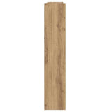 Wandschoenenkast 80X18X Bewerkt Hout Artisanaal Eikenkleur Artisanaal Eikenkleurig
