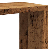 Wandschappen Kubus 30X15X30Cm Bewerkt Hout Kleurig Oud Hout