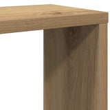 Wandschappen Kubus 6St 30X15X30Cm Bewerkt Hout Artisanaal Eiken Artisanaal Eikenkleurig