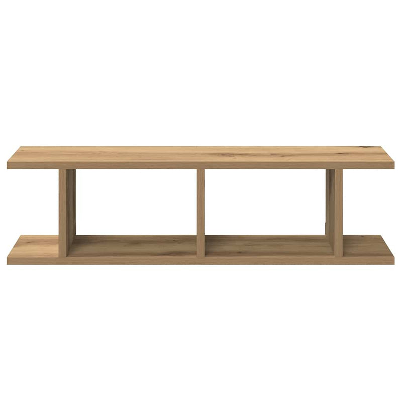 Wandschappen 75X18X20Cm Bewerkt Hout Artisanaal Eikenkleur Artisanaal Eikenkleurig